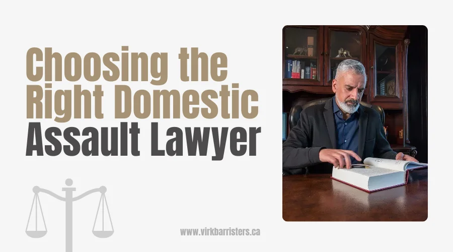 A cover about choosing the right domestic assault lawyer.